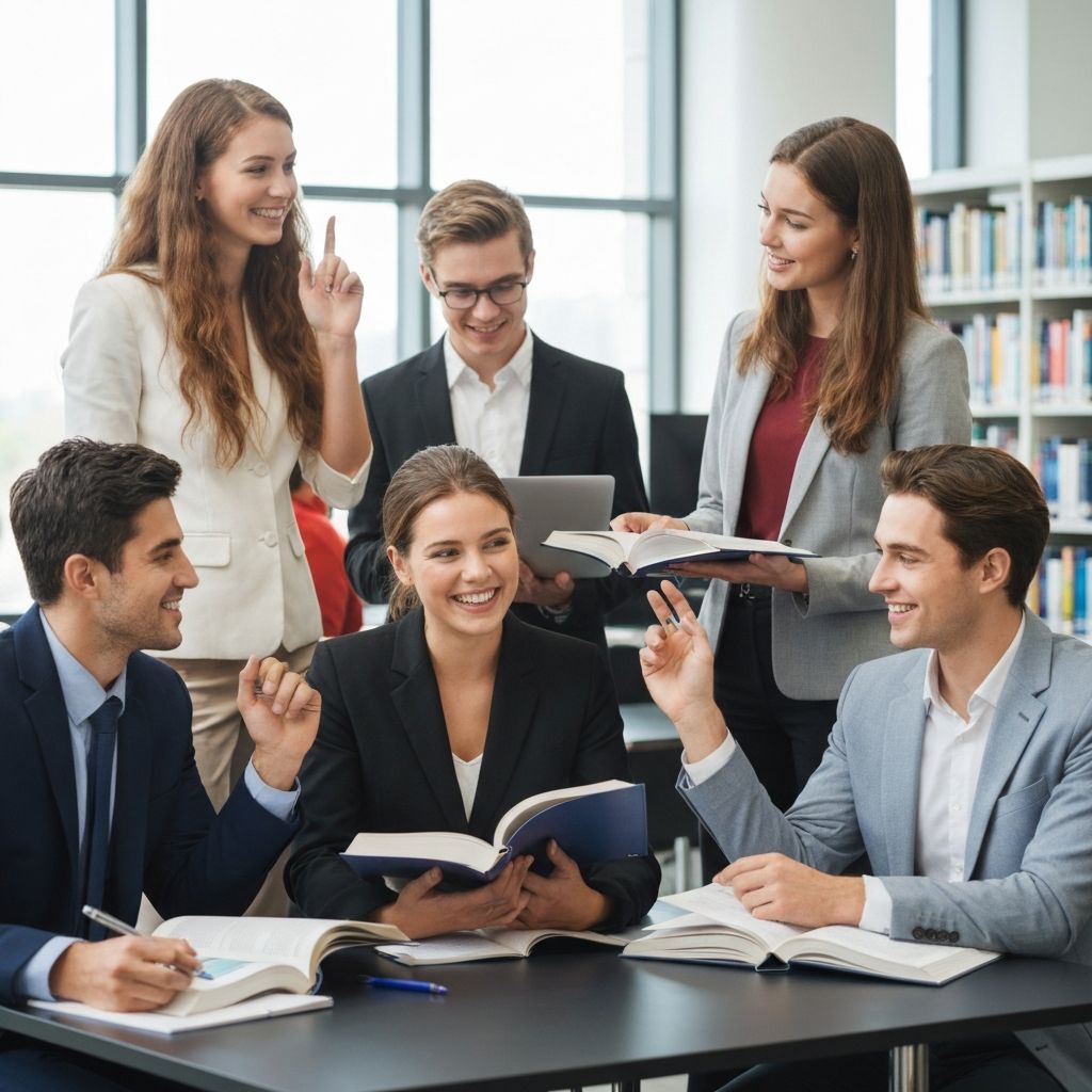 International students studying in the UK